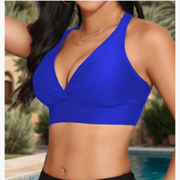 Amazon Other - XXL Blue Bikini Top